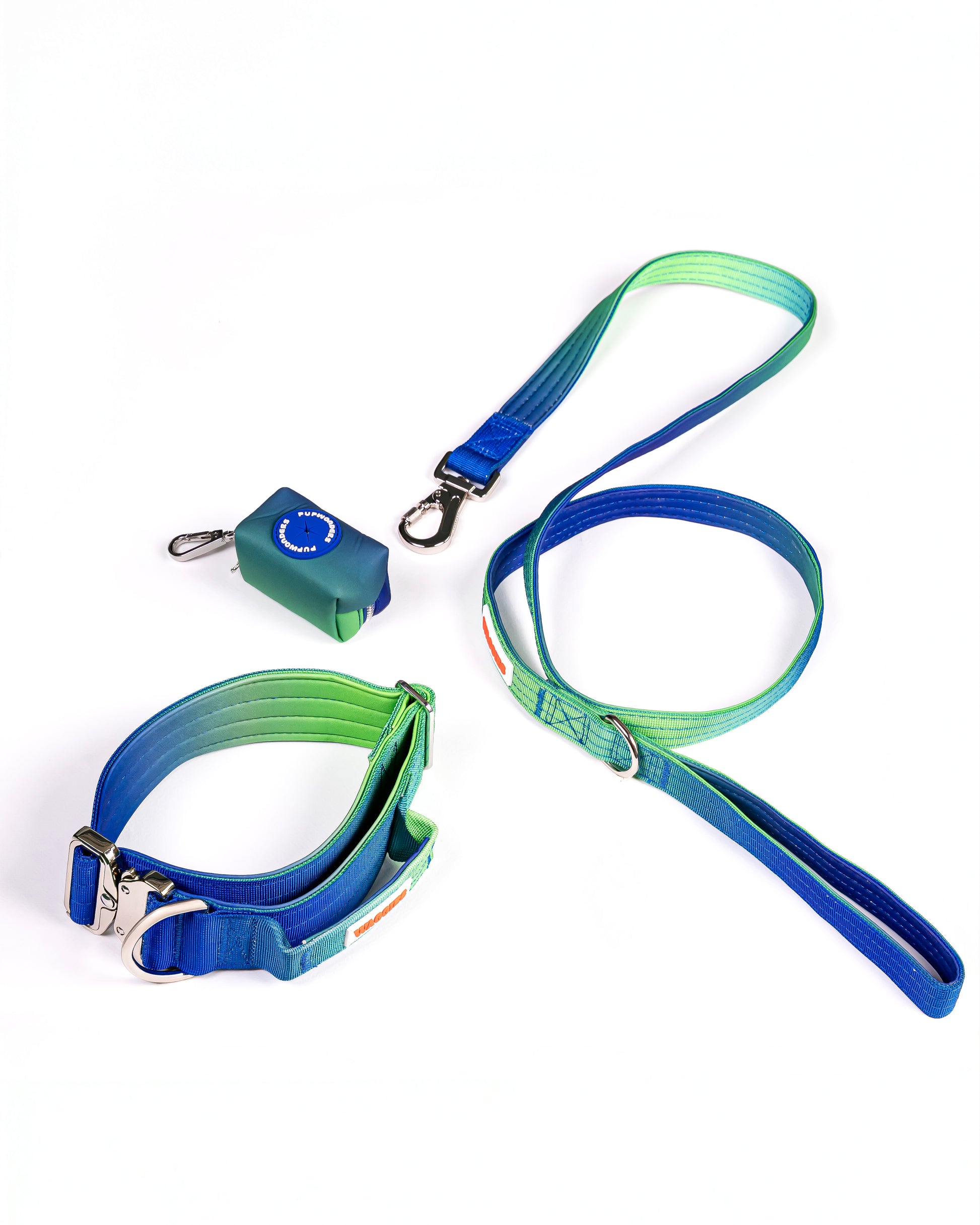 Waggies Original Collar + Leash Gift Set Combo