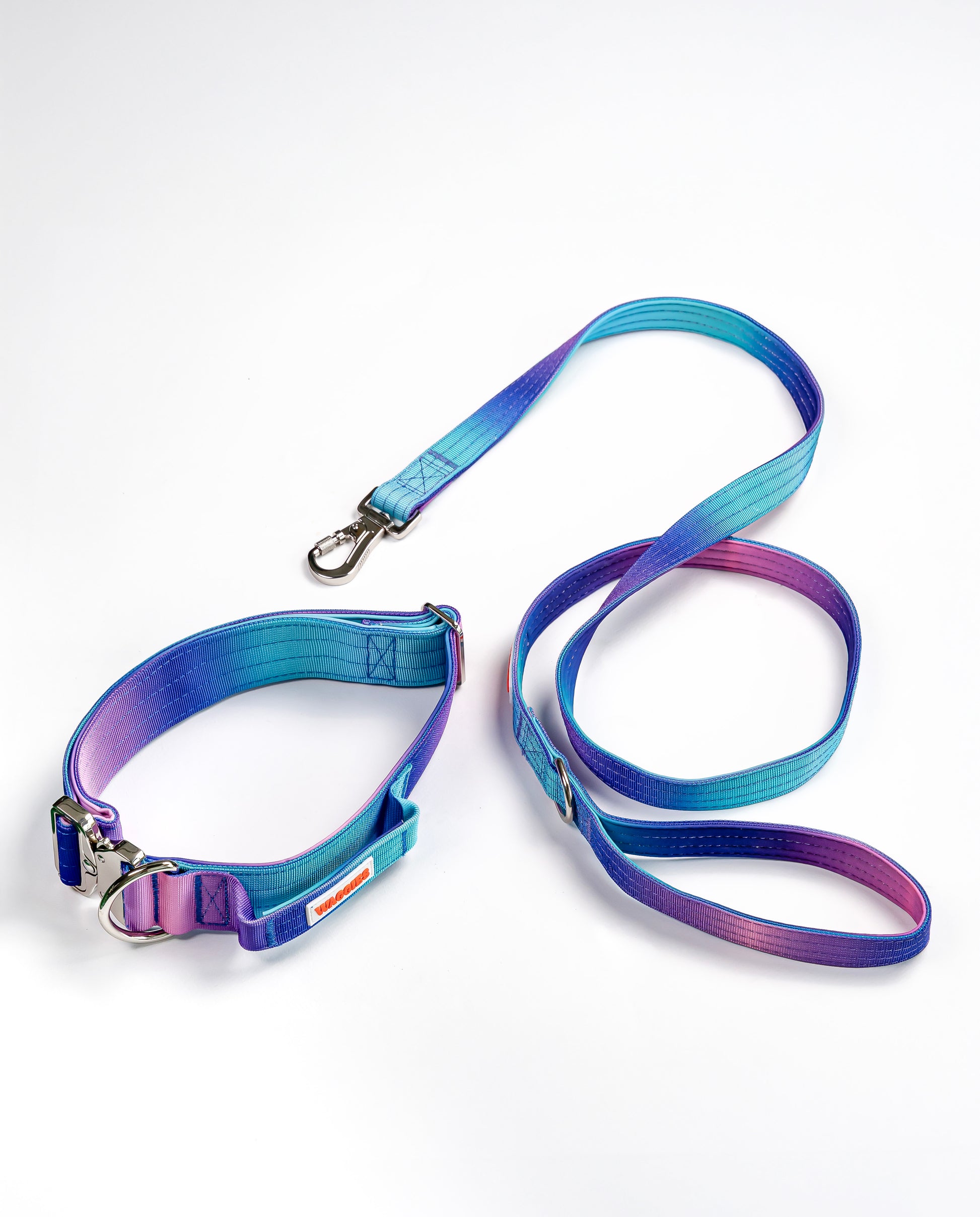Waggies Original Collar + Leash Gift Set Combo